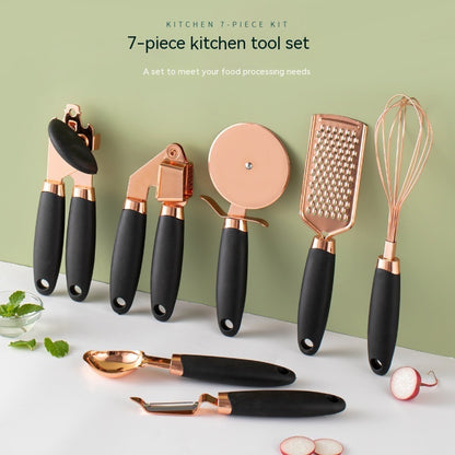 Kitchen Household Peeler Copper Plating Set