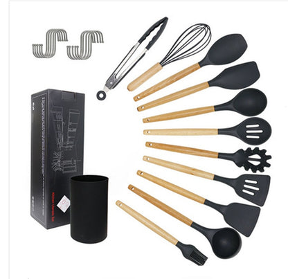 kitchen utensils silicone cookware set
