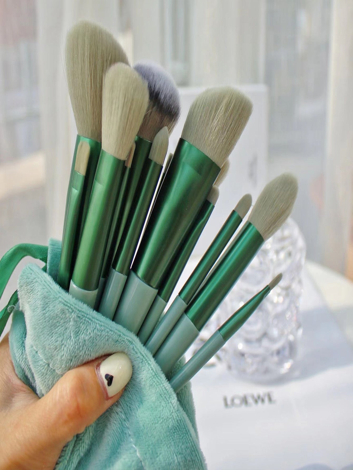 Portable Soft Hair Makeup Brush Set