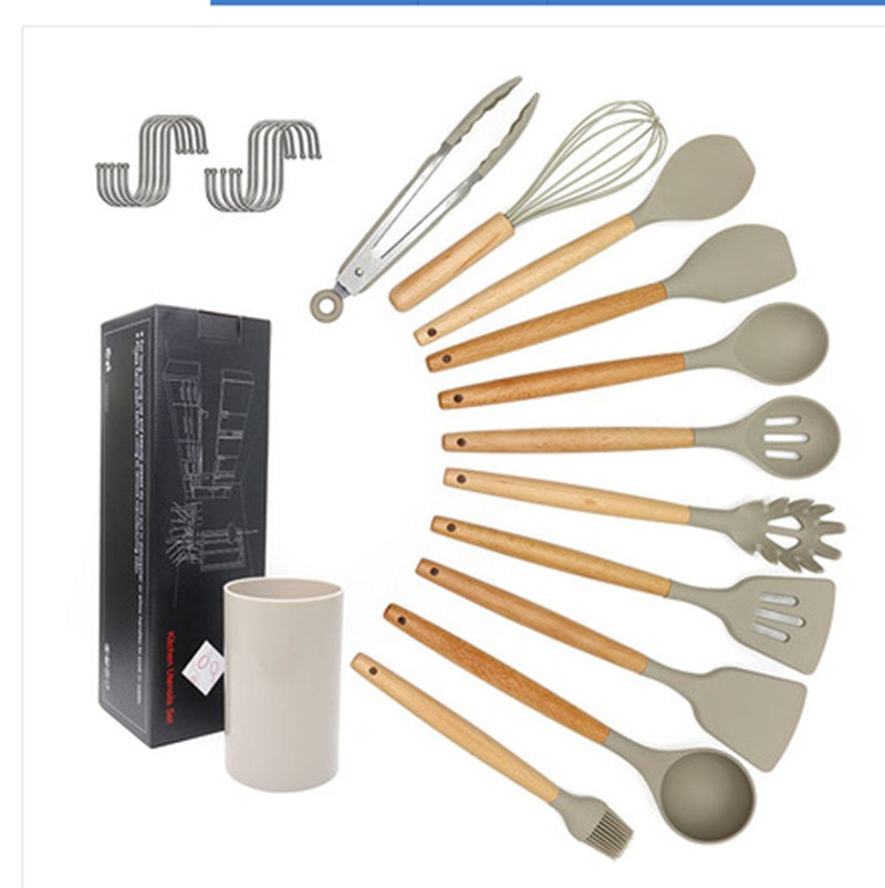 kitchen utensils silicone cookware set