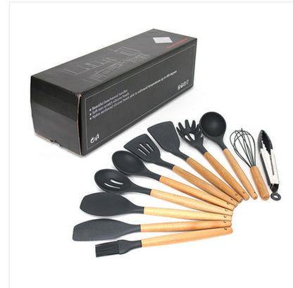 kitchen utensils silicone cookware set