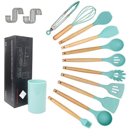 kitchen utensils silicone cookware set