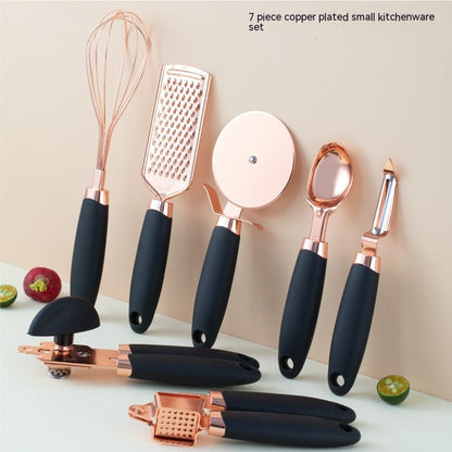 Kitchen Household Peeler Copper Plating Set