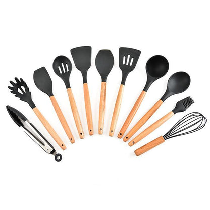 kitchen utensils silicone cookware set