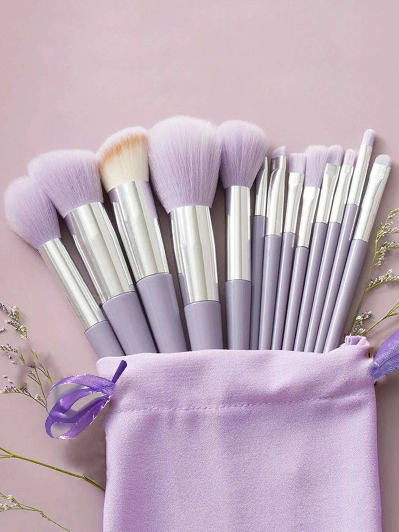 Portable Soft Hair Makeup Brush Set