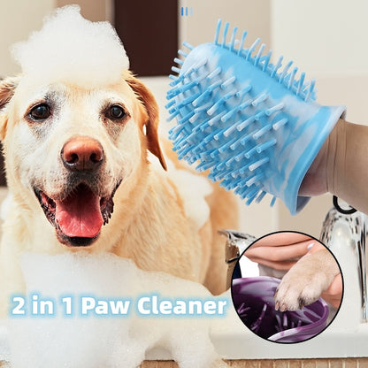 2 In 1 Dog Paw Cleaner