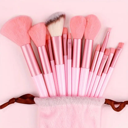 Portable Soft Hair Makeup Brush Set